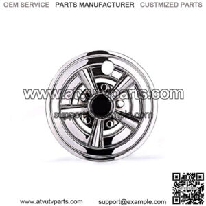 Golf Cart Wheel Covers Hub Caps for Yamaha/Club CAR/EZ-GO Par Car 8" (Set of 4)