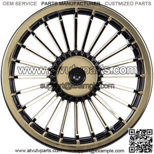 8" Golf Cart Turbine Wheel Covers Hub Caps (Set of 4)