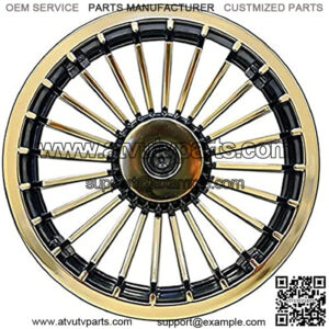 8" Turbine Golf Cart Wheel Covers/Hub Caps - (Set of 4)