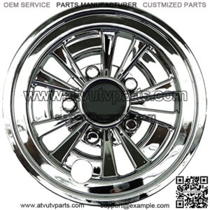 GOLF CART WHEEL COVERS HUB CAPS YAMAHA CLUB CAR EZ-GO PAR CAR 8" (Set of 4)