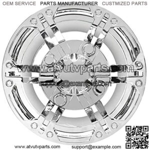 Wheel Cover, Set of 4, 8" Daytona Chrome