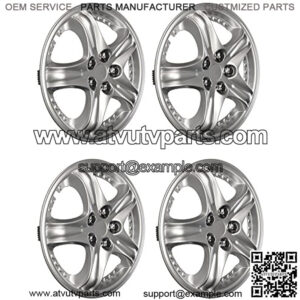 12" Premium Quality Hubcap, (Pack of 4)