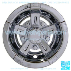 10" Chrome Golf Cart Wheel Cover/Hub Cap