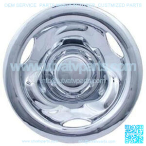 8" Wheel Cover/Rim, Deep Dish Chrome