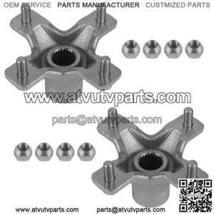 2x Rear Left Or Right Wheel Hub w/ Lug Nuts for Honda TRX450R 2004-2009