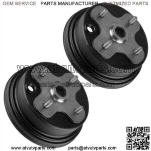 2x Front Wheel Brake Hub for Yamaha ATV KODIAK 400 4WD YFM400FW 1993-1998