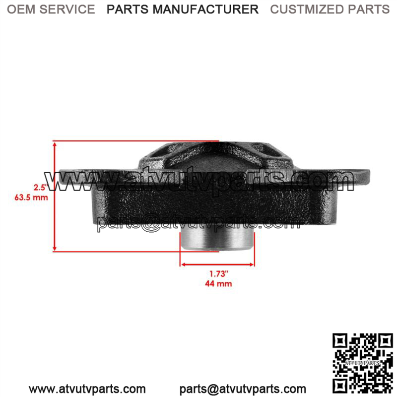 Front or Rear Wheel Hub for Polaris RZR XP Turbo/RZR XP 4 Turbo 18-21 w/ Bearing - Image 3