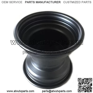 9" Rear Wheel 4x115 Hole Size Model: 115B(Black Powder Coat)