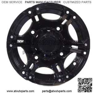 POLARIS SPORTSMAN 570 12" VIPER BLACK ATV / UTV ALUMINUM WHEELS (SET 4) POL3CA (For: Polaris)