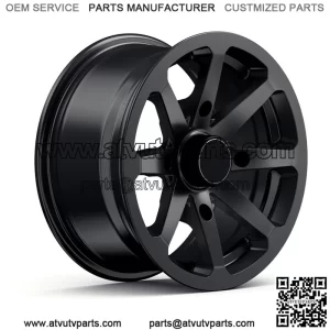 4pcs 15" RockTrix RT102 ATV UTV Wheels Rims | 15x7 | 4x156 4/156 | 4+3 offset (For: Polaris)