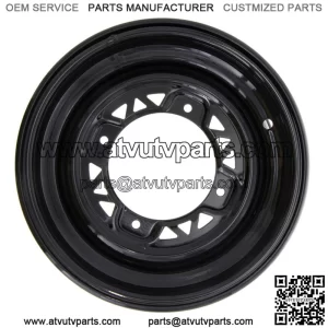 Polaris 1523448-067 Black Front Rim 12x6 Sportsman Scrambler 800 700 600 570 550 (For: Polaris)