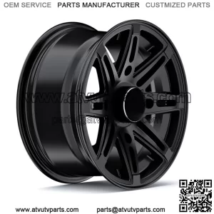 14" RockTrix RT103 ATV Wheels Rims - for Polaris Sportsman RZR Ranger 14x7, 4+3 (For: Polaris)