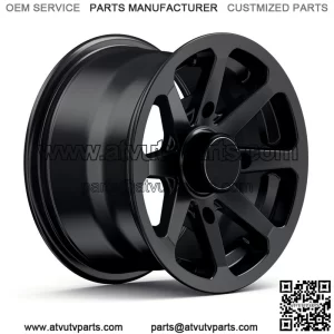 12" RockTrix RT102 ATV UTV Wheels Rims | 12x7 | 4x156 4/156 | 4+3 offset (For: Polaris)