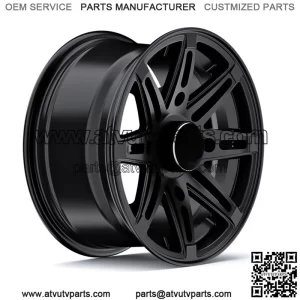 12" RockTrix RT103 ATV UTV Wheels Rims | 12x7 | 4x156 4/156 | 4+3 offset (For: Polaris)