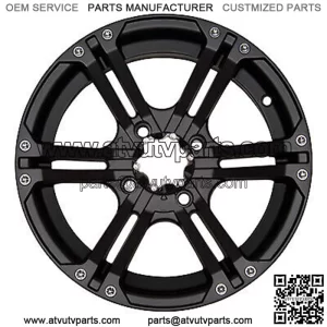 ITP SS212 ATV Wheels/Rims Black 12" Sportsman RZR Ranger (For: Polaris)