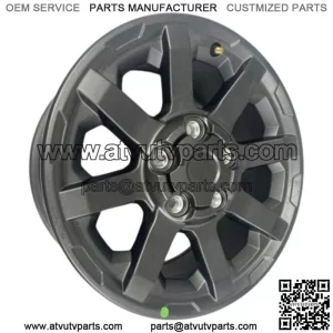 1-2024 POLARIS XPEDITION FRONT OR REAR WHEEL WITH 2 MILES 15x7 GREAT SHAPE W-15