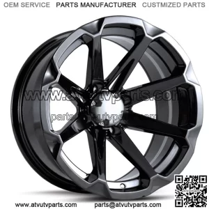 MSA M12 Diesel UTV Wheels/Rims Black 15" Polaris RZR 1000 XP (4) (For: Polaris)