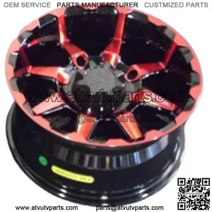 POLARIS RZR XP1000 14" STI HD6 RED ATV WHEELS (SET 4) LIFETIME WARRANTY POL10K (For: Polaris)