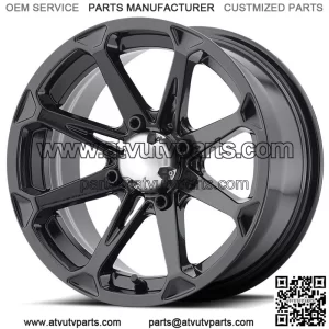 4 ATV/UTV Wheels Set 14in MSA M12 Diesel Black 4/156 10mm 1KXP (For: Polaris)