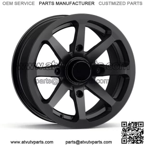 1pc 15" RockTrix RT102 ATV UTV Wheel Rim 15x7 | 4x156 4/156 | 4+3 (10mm) offset (For: Polaris)