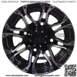 POLARIS SPORTSMAN 570 12" STI HD3 M ALUMINUM ATV WHEELS ( SET 4 ) POL3CA (For: Polaris)