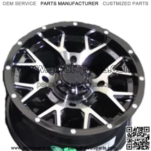 POLARIS SCRAMBLER 850 14" BARBWIRE M/B ATV / UTV WHEELS (SET 4) POL1CA (For: Polaris)