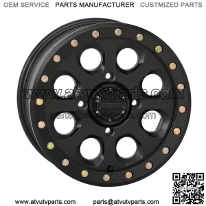 System 3 SB-7 Beadlock 15" Wheels Black (6+1) Polaris RZR 1000 XP (4) (For: Polaris)