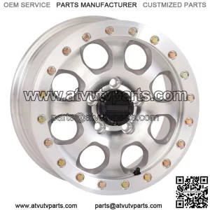 System 3 SB-7 Beadlock Wheels 15" Machined (6+1) Polaris RZR Turbo R & Pro R (For: Polaris)