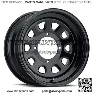 Set (4) ITP 14" Delta Steel Rim Wheel for Honda Yamaha Polaris Kawasaki Suzuki