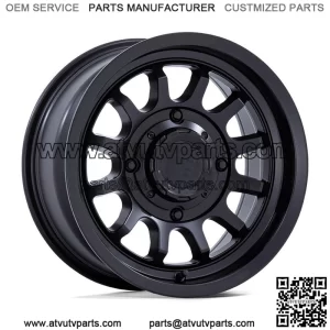 Black Rhino Rapid 15" Wheels Black Polaris RZR 1000 XP (For: Polaris)