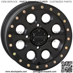 System 3 SB-7 Beadlock 14" Wheels Black (4+3) Polaris RZR 1000 XP (4) (For: Polaris)
