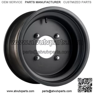 Douglas Ultimate Sport Wheel 15x8 3.5 + 4.5 Matte Black 4/156 Lug Pattern (For: Polaris)