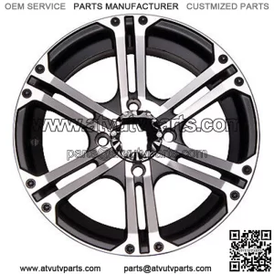 ITP SS212 UTV Wheels/Rims Machined 12" Polaris RZR Turbo S / RS1 (4) (For: Polaris)