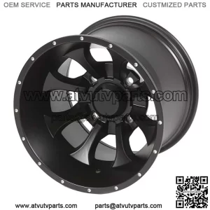 Pro Armor Knight Wheels Dunes 14x10 (137) Can-Am Maverick X3 Black CA1410KNBL