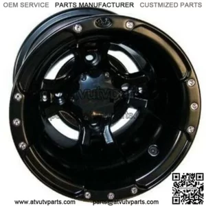 New SS112 Matte Black Sport Wheels For Arctic Cat DVX400 & Can-Am DS450