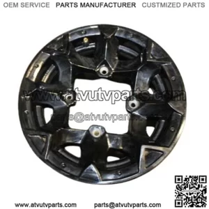 11 CAN AM COMMANDER OUTLANDER 1000  FRONT WHEEL RIM BLACK 12X6  #439