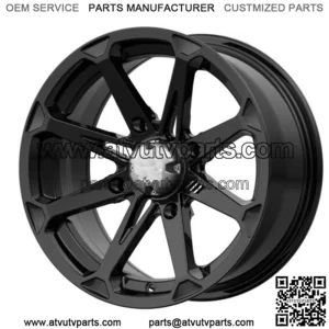 15x7 Offroad M12 DIESEL Gloss Black Wheel 4x137 (10mm) (For: Can-Am)