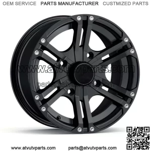 14" RockTrix RT101 ATV Wheel Rim 14x7 et30 | 4x137 4/137 4-137 | 5+2 Offset (For: Can-Am)