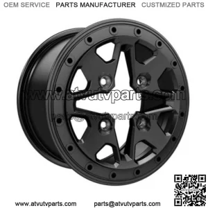 Can-Am 14" Black Beadlock Rim Rear Maverick X3 Maverick X3 MAX 705502286