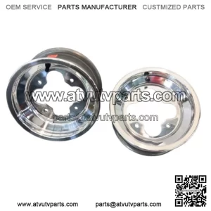 A5 10" 10x5 3+2 Front Aluminum Wheels Rims Polished YFZ450 Banshee Raptor