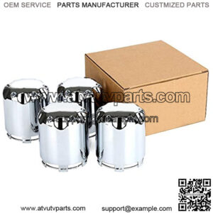 Golf Cart Wheel Alloy Center Covers 8,10,12 Inch Material Aluminum P110Fit for Club Car Yamaha,EZGO (4pcs)