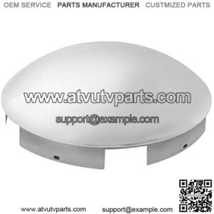 10504 StainleSteel Front Hub Cap, 1 Inch Lip, 6 Uneven Notches