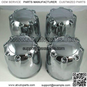 4 pieces Brand NEW Set For ULTRA CHROME WHEEL 8 LUG CENTER CAP 89-8114 80181660F-2 / C800901 LG0710-34 Ultra A898114 Wheel Center Caps With Screws Kit US Shipment