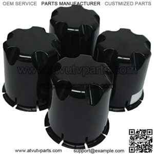 Golf Cart Wheel Center Cover Cap, Black