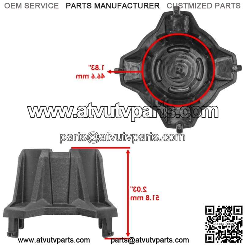 Front And Rear Wheel Center Cap For Can-Am Maverick X3 900 HO 4x4 2018 - Image 2