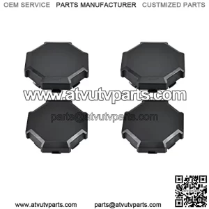 Tire Wheel Hub Caps for Polaris RZR XP, Black Dust Center Hub Cap Covers for Polaris RZR 900 XP 4 1000 Turbo 2014-2019 Accessories (4PCS, Replace #1522216-655)