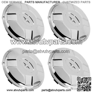 Front & Rear Wheel Hub Cover for Polaris Scrambler XP 1000 EPS 2014-2022 / 4x (For: Polaris)