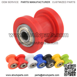 Off-road motorcycle accessories modified chain guide sprocket tensioner rolling wheel anti-skid wheel