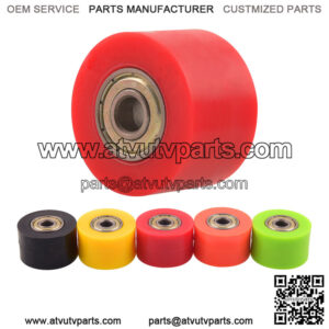 Off-road motorcycle modified chain guide sprocket tensioner rolling wheel rubber anti-skid wheel 8/10mm accessories