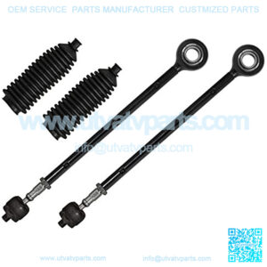 Heavy Duty Tie Rod Kit for Polaris Ranger XP 900 Edition (2016) - Complete with Chromoly Ends - Stock Length Replacement